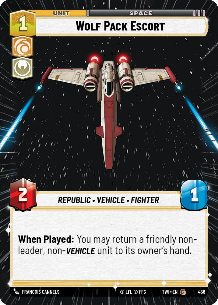 Wolf Pack Escort (456) (Hyperspace) (456) [Twilight of the Republic] | Cards and Coasters CA