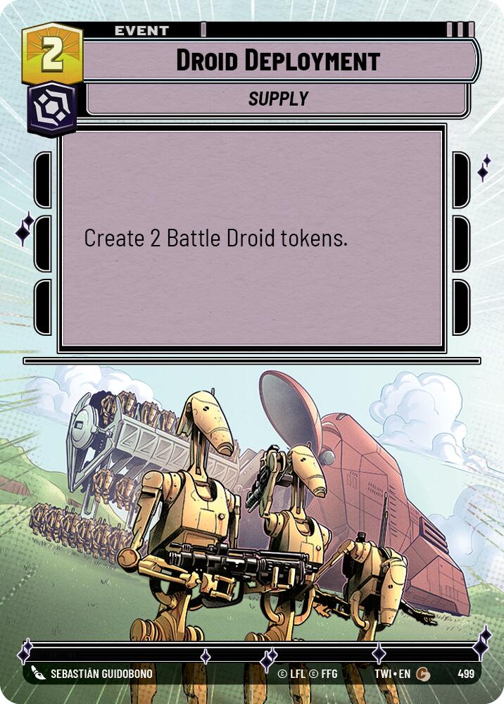 Droid Deployment (499) (Hyperspace) (499) [Twilight of the Republic] | Cards and Coasters CA