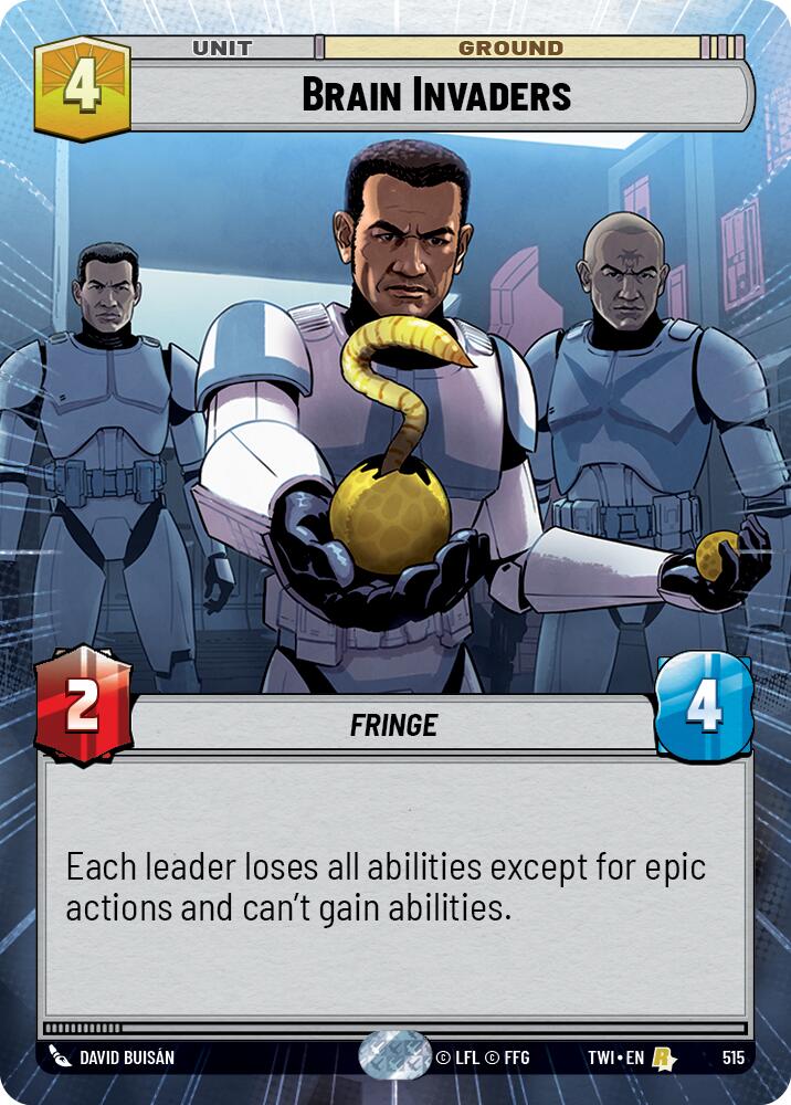 Brain Invaders (515) (Hyperspace) (515) [Twilight of the Republic] | Cards and Coasters CA