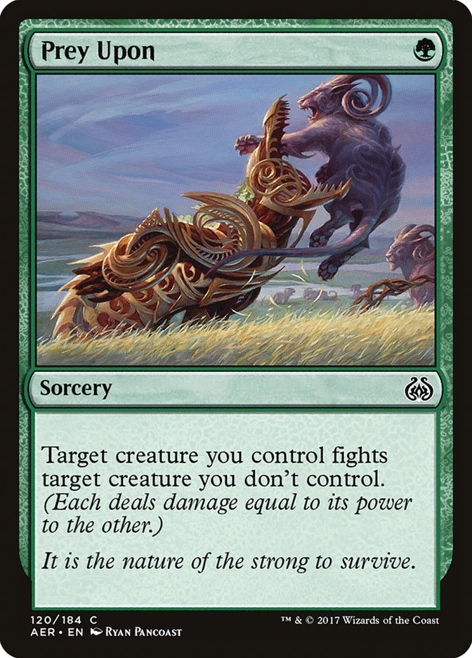 Prey Upon [Aether Revolt] | Cards and Coasters CA