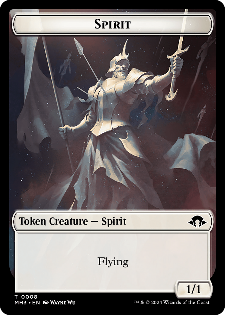 Eldrazi Spawn // Spirit (0008) Double-Sided Token [Modern Horizons 3 Tokens] | Cards and Coasters CA