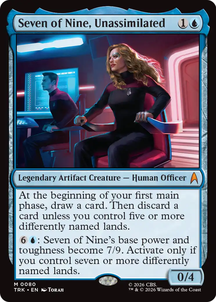 Seven of Nine, Unassimilated [Star Trek] | Cards and Coasters CA