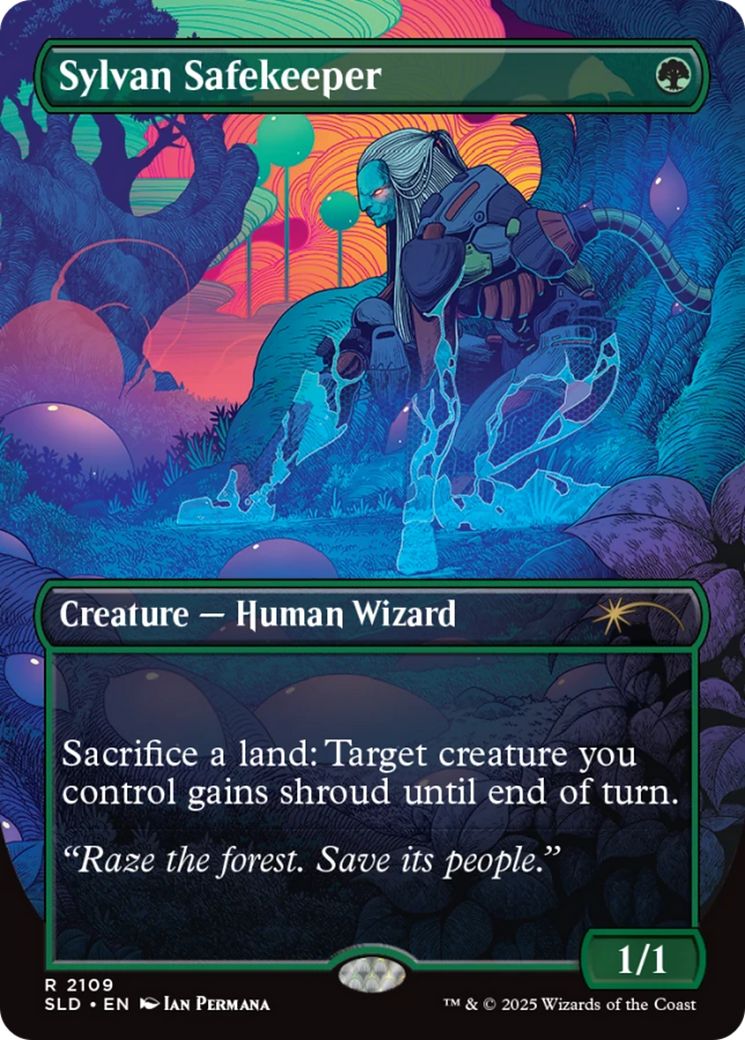 Sylvan Safekeeper (Galaxy Foil) [Secret Lair Drop Series] | Cards and Coasters CA
