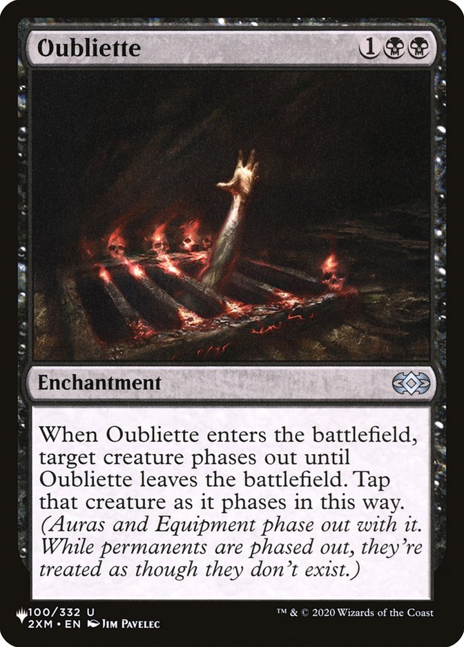 Oubliette [The List] | Cards and Coasters CA