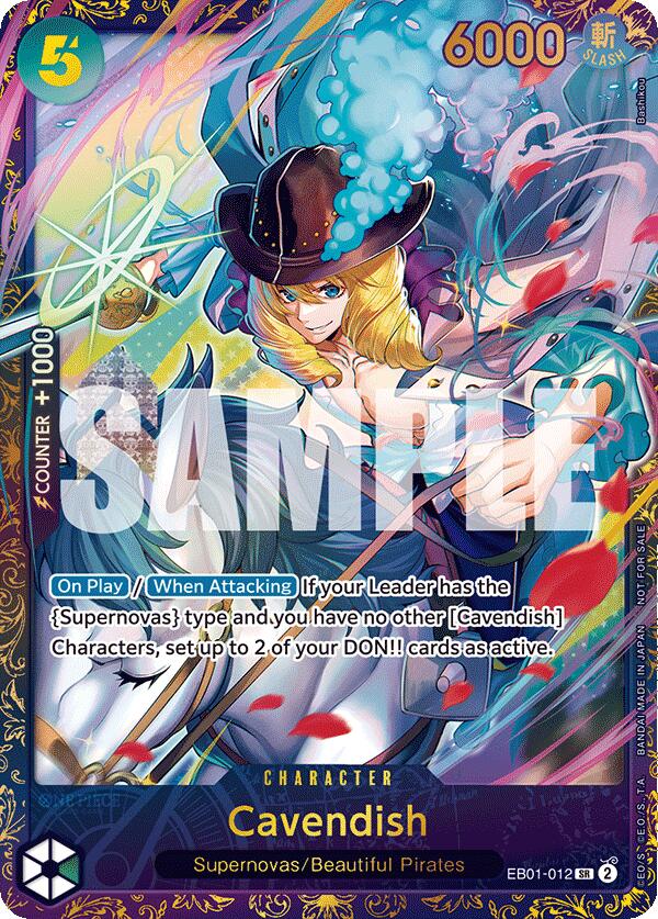 Cavendish (Treasure Cup 2024) [One Piece Promotion Cards] | Cards and Coasters CA