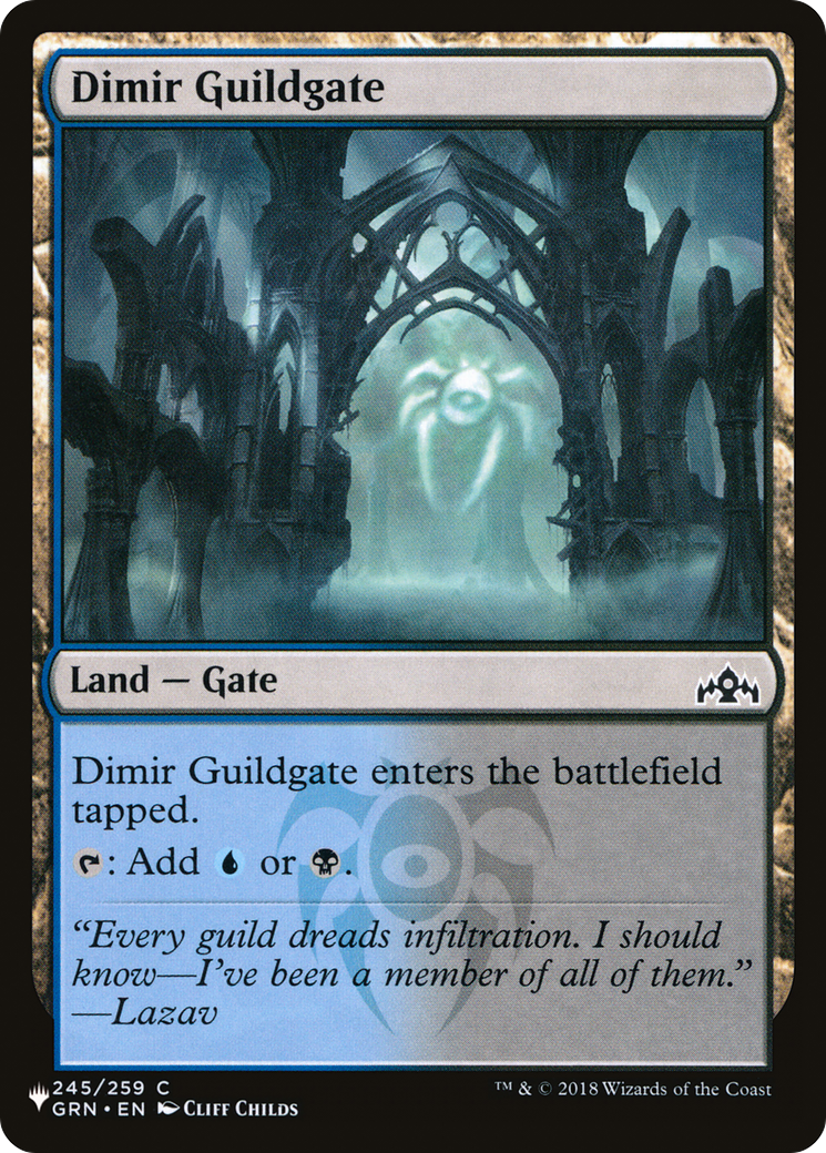 Dimir Guildgate [The List] | Cards and Coasters CA