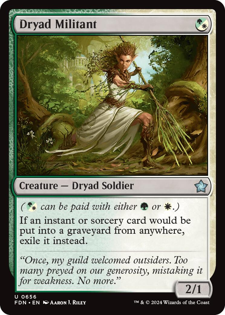 Dryad Militant [Foundations] | Cards and Coasters CA