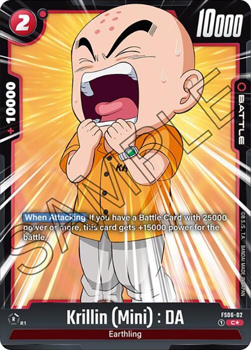 Krillin (Mini) : DA (Bonus Pack Alternate Art) [Starter Deck: Son Goku (Mini)] | Cards and Coasters CA