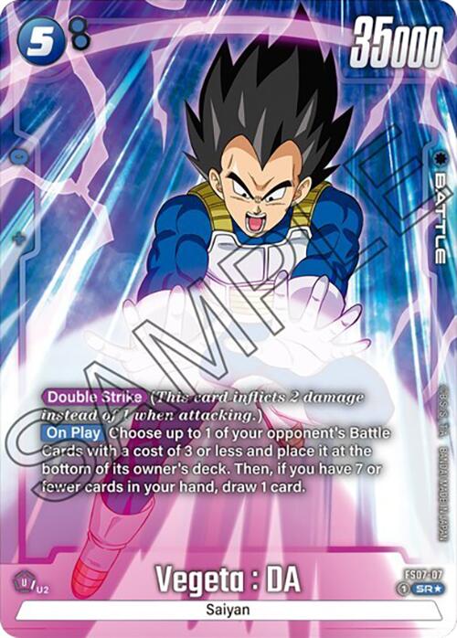 Vegeta : DA (Bonus Pack Alternate Art) [Starter Deck: Vegeta (Mini)] | Cards and Coasters CA