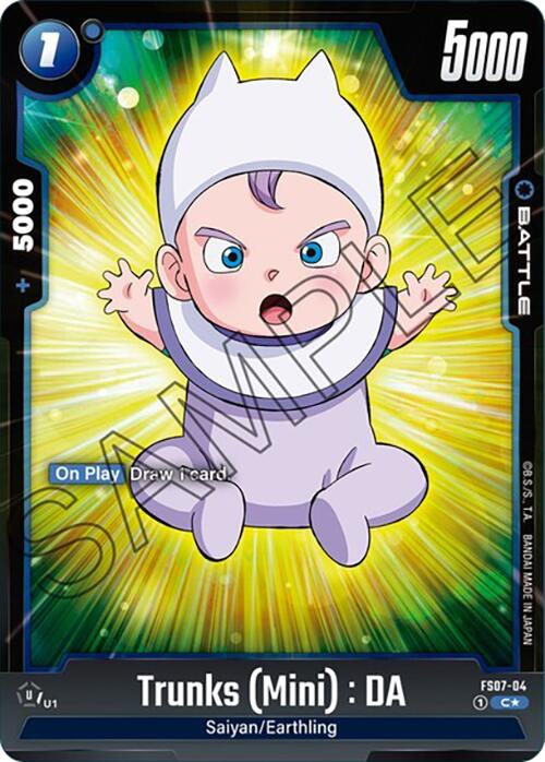 Trunks (Mini) : DA (Bonus Pack Alternate Art) [Starter Deck: Vegeta (Mini)] | Cards and Coasters CA