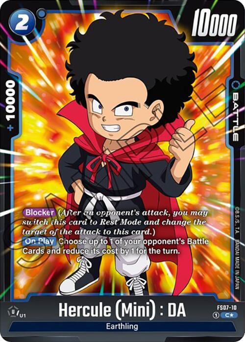 Hercule (Mini) : DA (Bonus Pack Alternate Art) [Starter Deck: Vegeta (Mini)] | Cards and Coasters CA