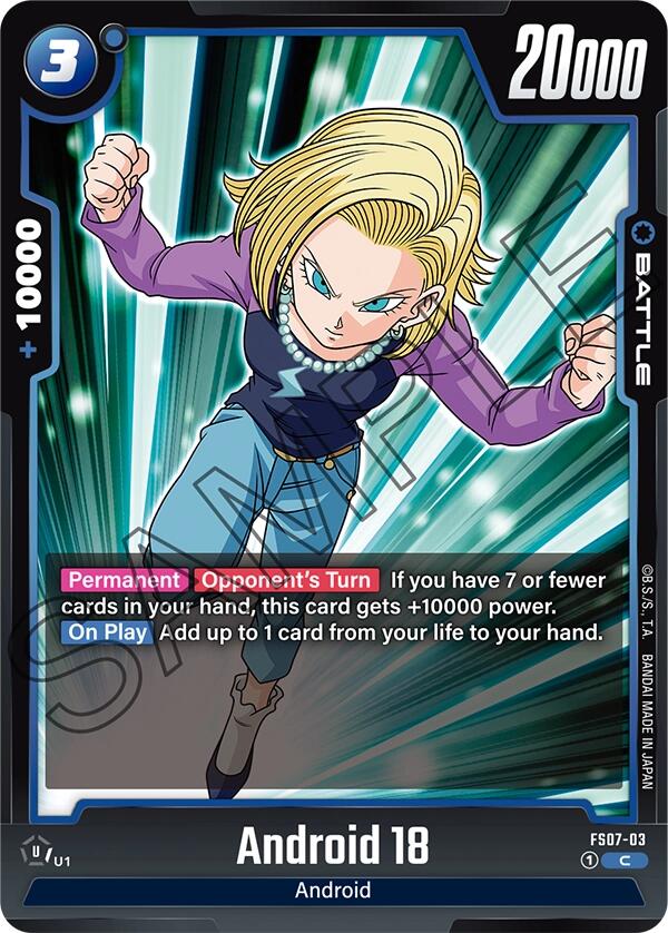 Android 18 [Starter Deck: Vegeta (Mini)] | Cards and Coasters CA