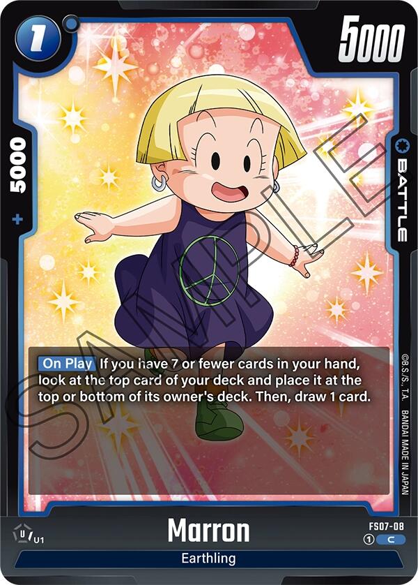 Marron [Starter Deck: Vegeta (Mini)] | Cards and Coasters CA