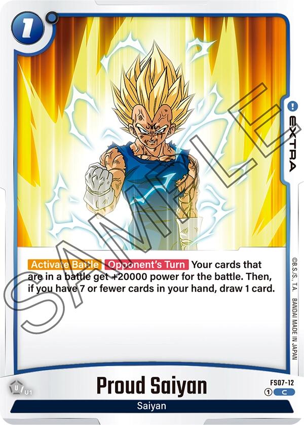 Proud Saiyan [Starter Deck: Vegeta (Mini)] | Cards and Coasters CA