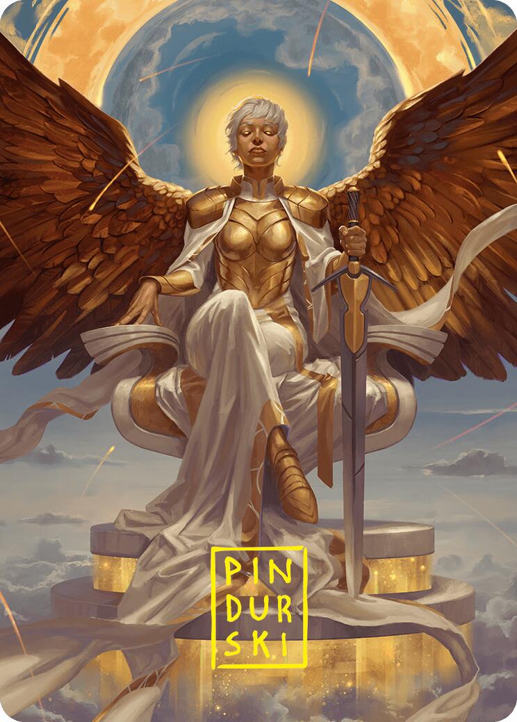 Herald of Eternal Dawn Art Card (27/54) (Gold-Stamped Signature) [Foundations Art Series] | Cards and Coasters CA