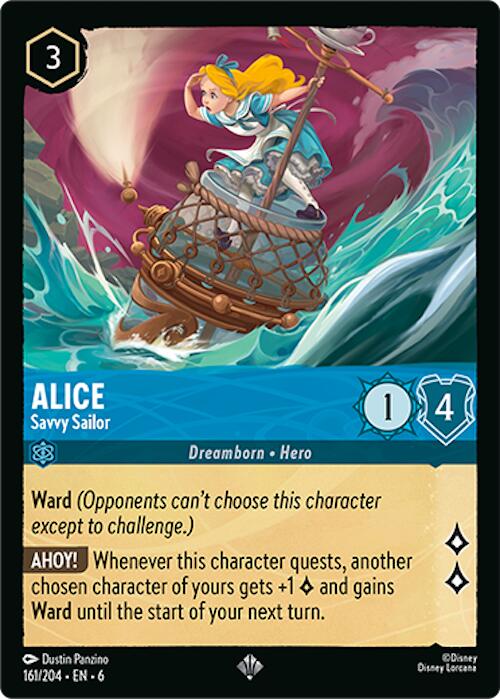 Alice - Savvy Sailor (161/204) [Azurite Sea] | Cards and Coasters CA