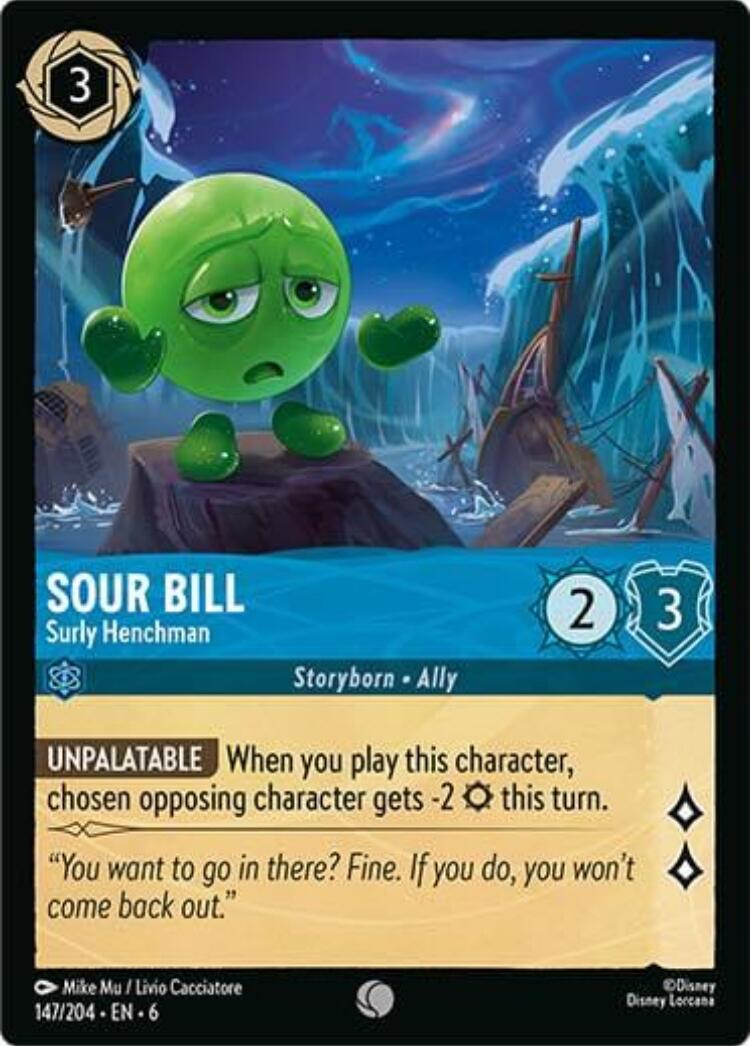 Sour Bill - Surly Henchman (147/204) [Azurite Sea] | Cards and Coasters CA