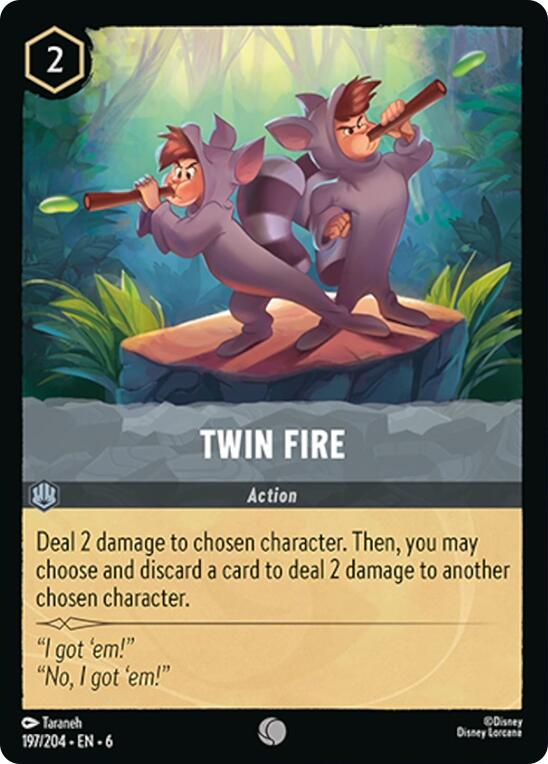 Twin Fire (197/204) [Azurite Sea] | Cards and Coasters CA