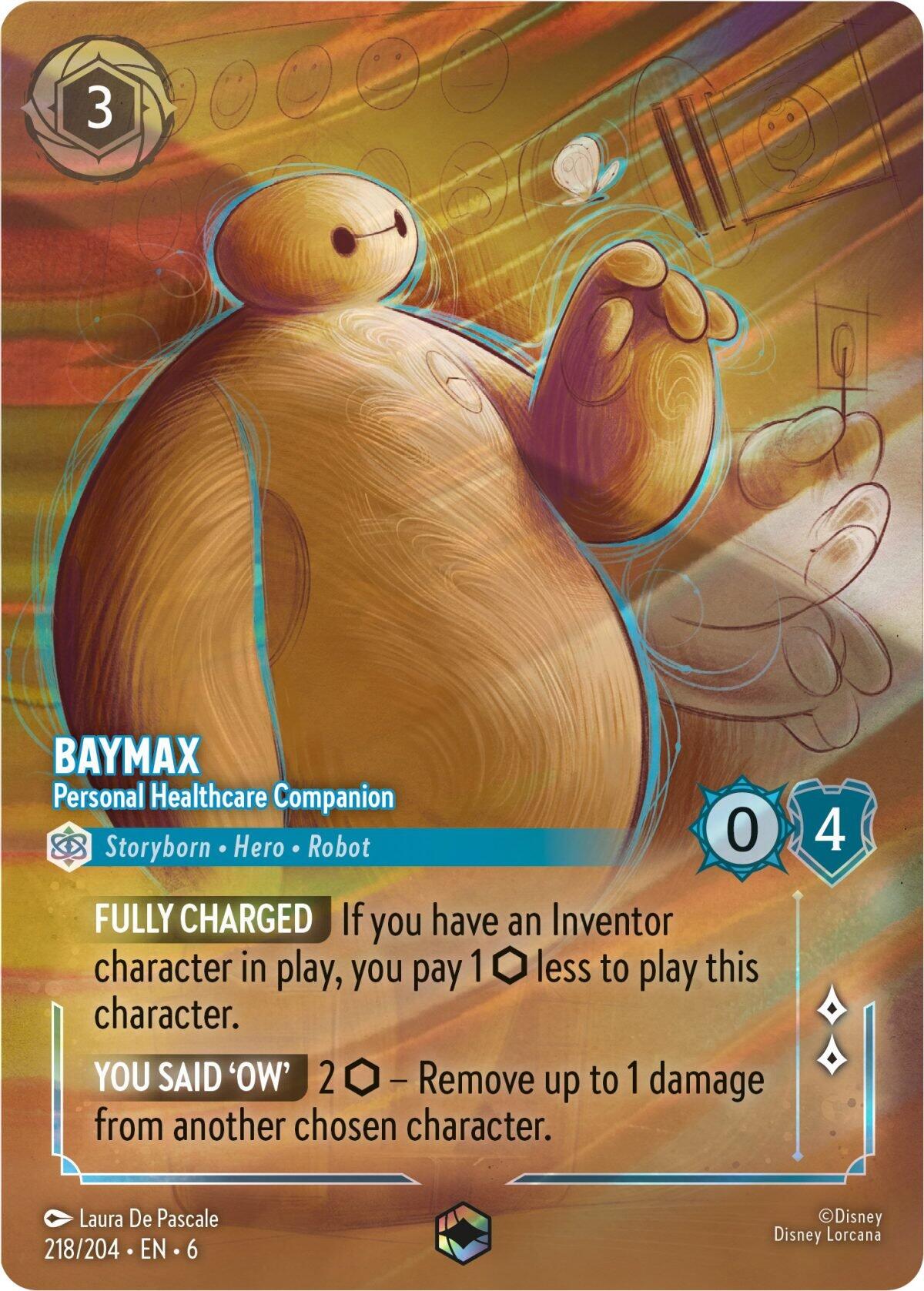 Baymax - Personal Healthcare Companion (Enchanted) (218/204) [Azurite Sea] | Cards and Coasters CA