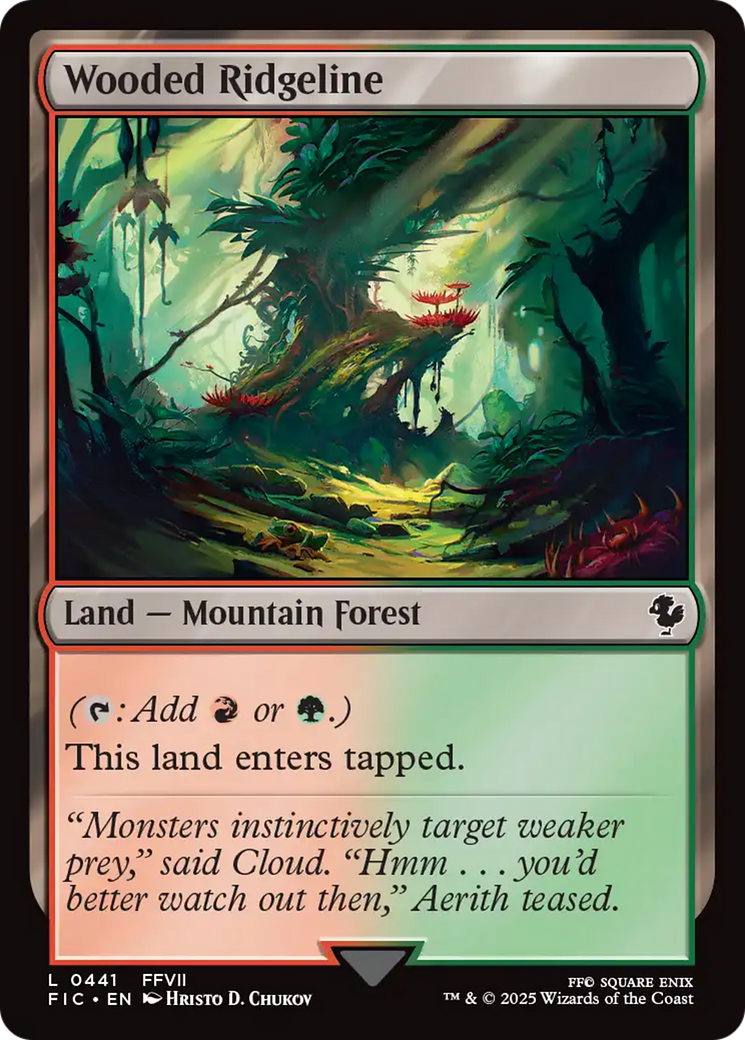 Wooded Ridgeline [FINAL FANTASY Commander] | Cards and Coasters CA