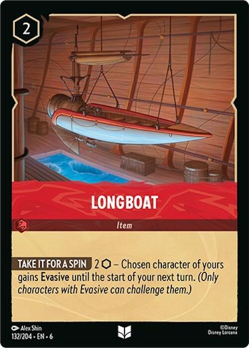 Longboat (132/204) [Azurite Sea] | Cards and Coasters CA