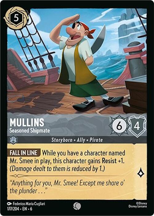 Mullins - Seasoned Shipmate (177/204) [Azurite Sea] | Cards and Coasters CA