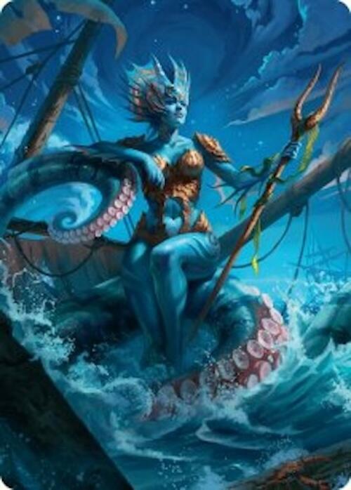 Kiora, the Rising Tide Art Card (30/54) [Foundations Art Series] | Cards and Coasters CA