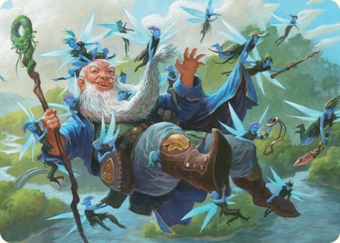 Mischievous Mystic Art Card (7/54) [Foundations Art Series] | Cards and Coasters CA