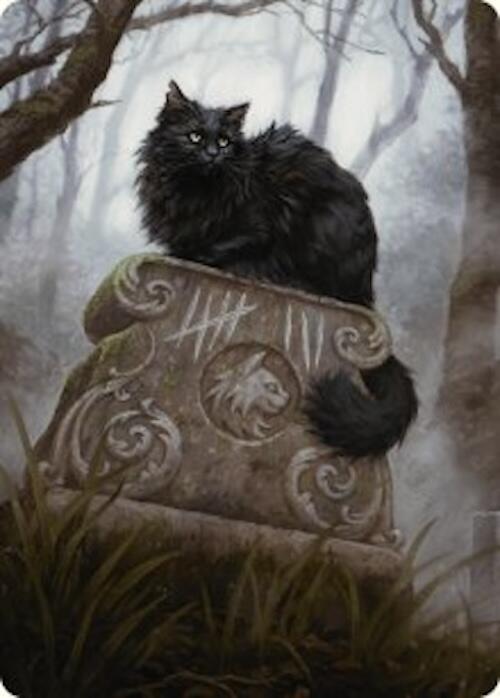 Nine-Lives Familiar 2 Art Card (36/54) [Foundations Art Series] | Cards and Coasters CA