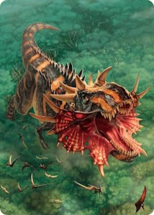 Gigantosaurus Art Card (53/54) [Foundations Art Series] | Cards and Coasters CA