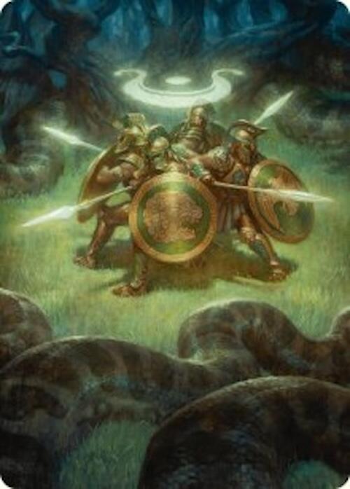 Anthem of Champions Art Card (47/54) [Foundations Art Series] | Cards and Coasters CA