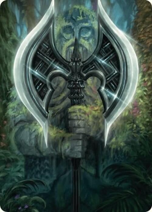 Leyline Axe Art Card (49/54) [Foundations Art Series] | Cards and Coasters CA