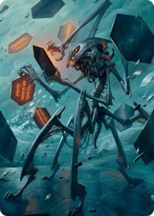 Scrawling Crawler Art Card (50/54) [Foundations Art Series] | Cards and Coasters CA