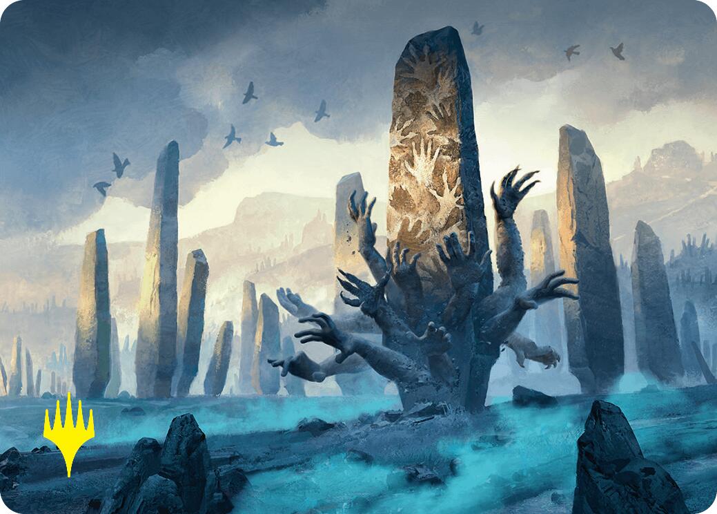 Soulstone Sanctuary Art Card (19/54) (Gold-Stamped Signature) [Foundations Art Series] | Cards and Coasters CA