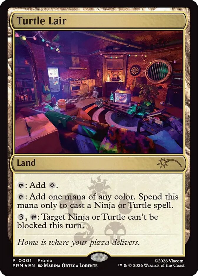 Turtle Lair (Costco Bundle) [Media Promos] | Cards and Coasters CA