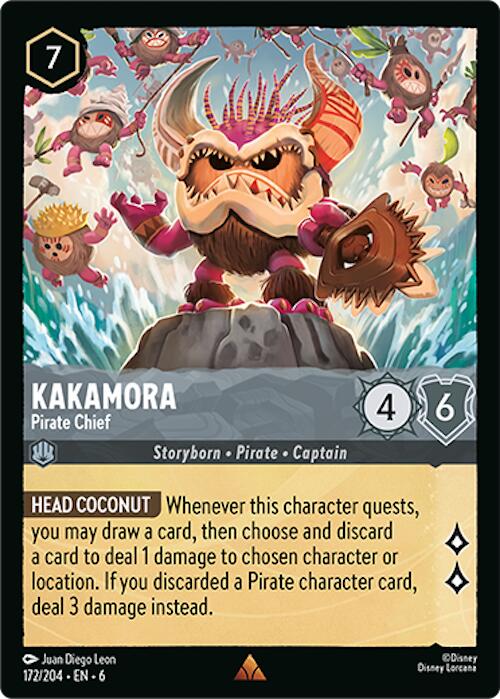 Kakamora - Pirate Chief (172/204) [Azurite Sea] | Cards and Coasters CA