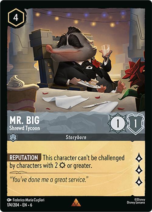 Mr. Big - Shrewd Tycoon (174/204) [Azurite Sea] | Cards and Coasters CA