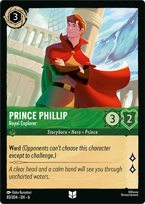 Prince Phillip - Royal Explorer (83/204) [Azurite Sea] | Cards and Coasters CA