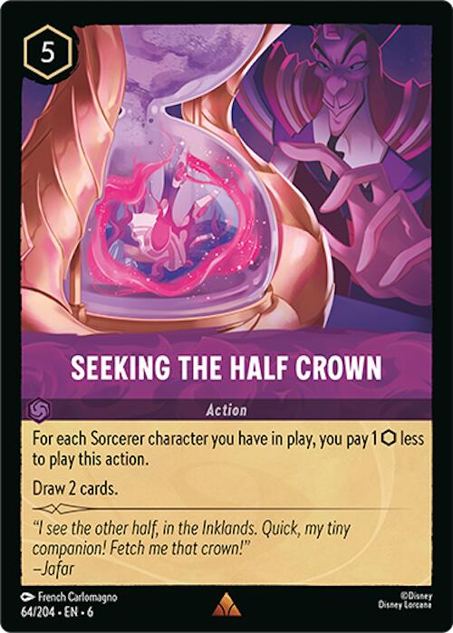 Seeking the Half Crown (64/204) [Azurite Sea] | Cards and Coasters CA