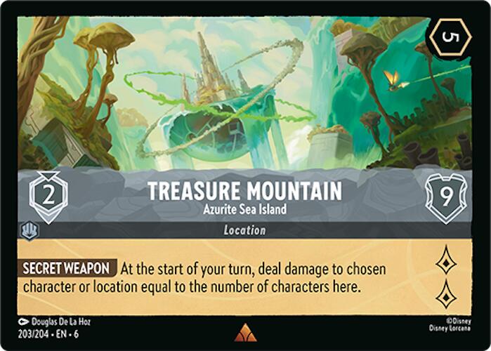 Treasure Mountain - Azurite Sea Island (203/204) [Azurite Sea] | Cards and Coasters CA