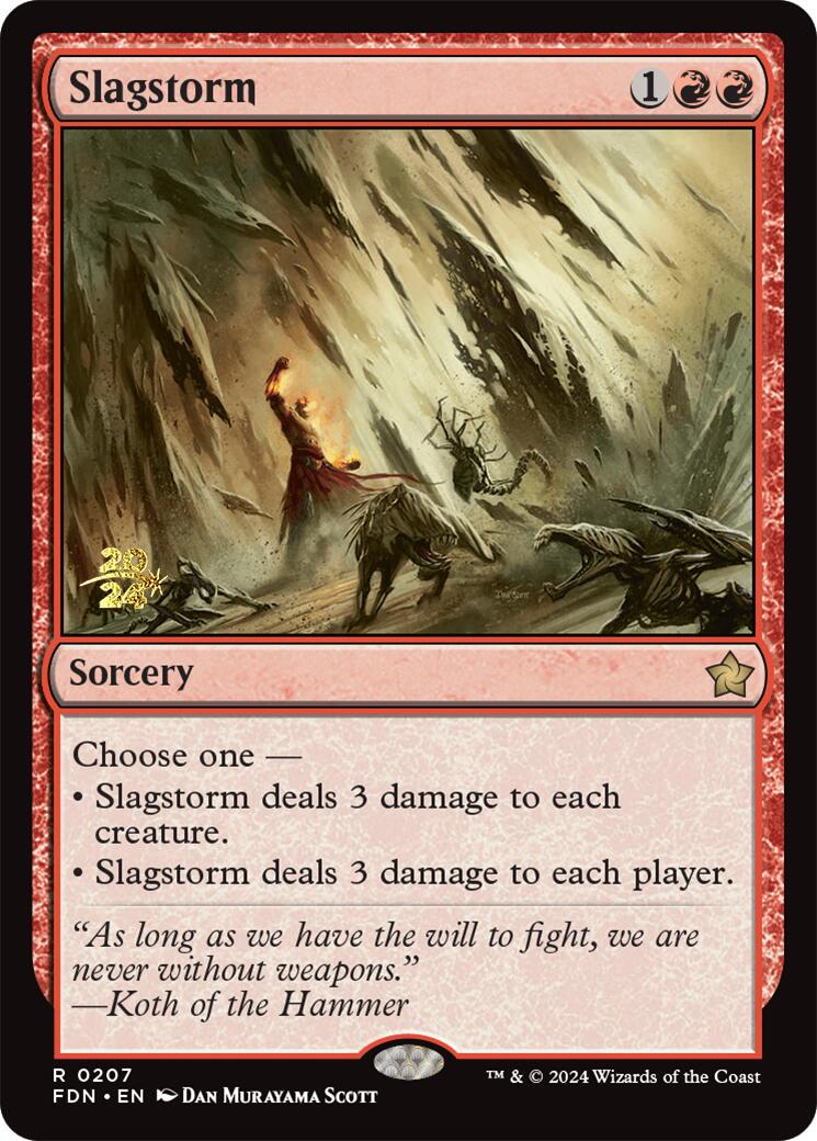 Slagstorm [Foundations Prerelease Promos] | Cards and Coasters CA