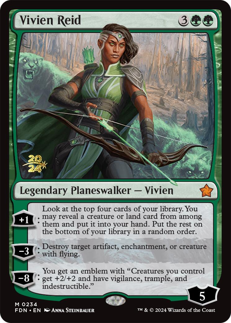 Vivien Reid [Foundations Prerelease Promos] | Cards and Coasters CA