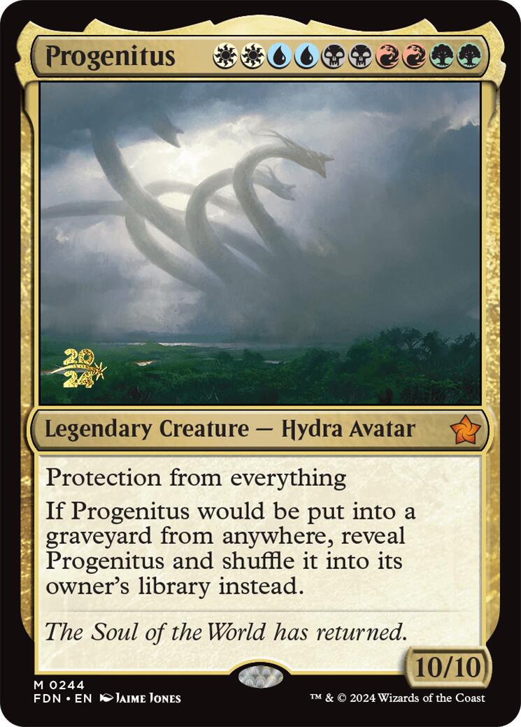 Progenitus [Foundations Prerelease Promos] | Cards and Coasters CA