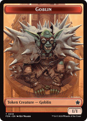 Drake // Goblin Doubled-Sided Token [Foundations Tokens] | Cards and Coasters CA