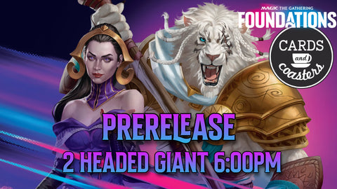 Draft Room Foundations 2 Headed Pre Release 11/10 ticket