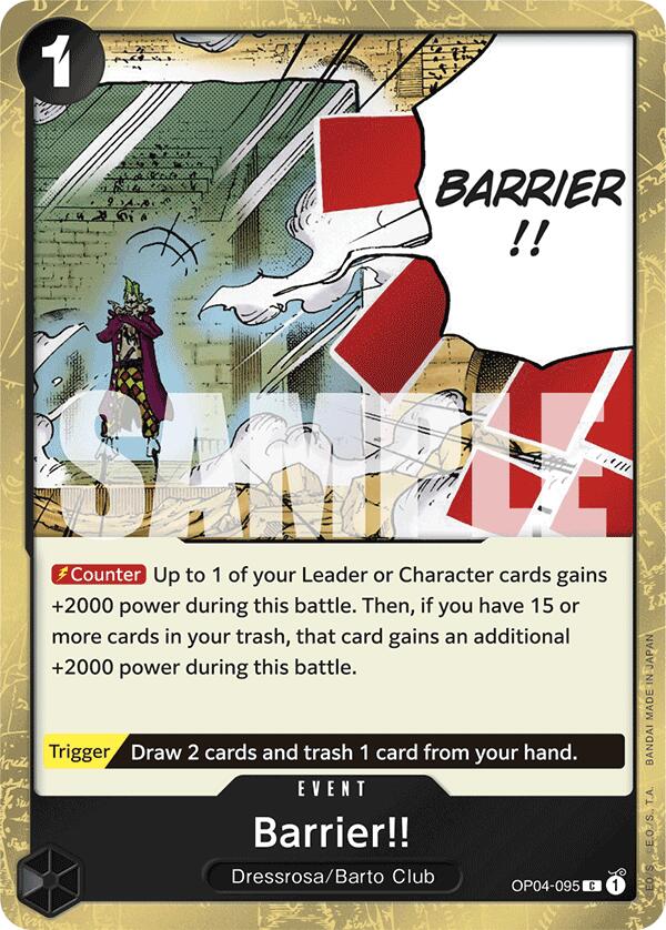 Barrier!! (Jolly Roger Foil) [Premium Booster -The Best-] | Cards and Coasters CA