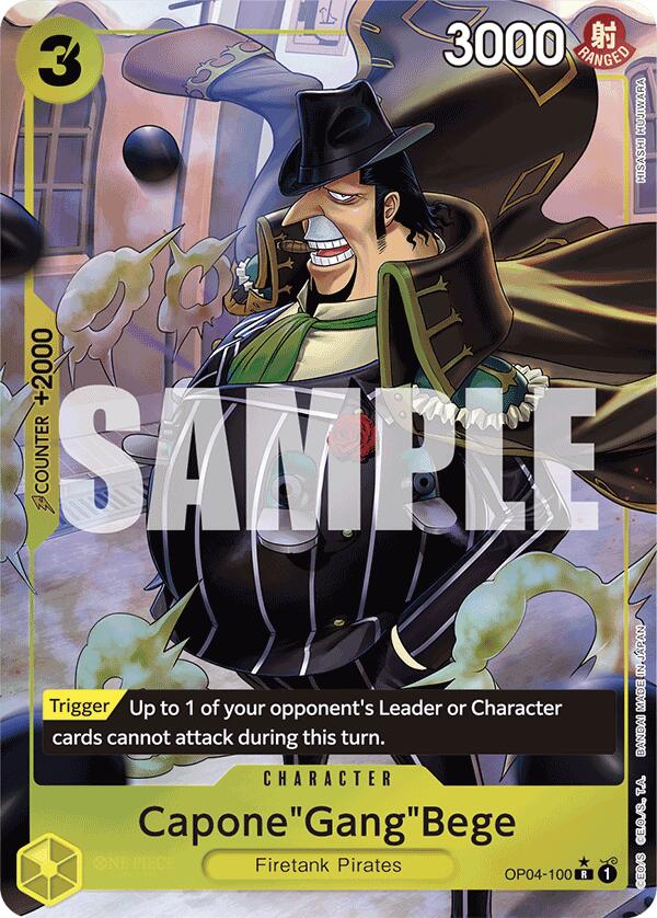 Capone"Gang"Bege (OP04-100) (Full Art) [Premium Booster -The Best-] | Cards and Coasters CA