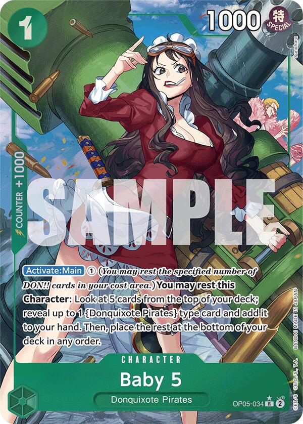 Baby 5 (OP05-034) (Alternate Art) [Premium Booster -The Best-] | Cards and Coasters CA