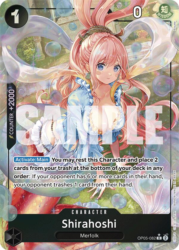 Shirahoshi (OP05-082) (Alternate Art) [Premium Booster -The Best-] | Cards and Coasters CA