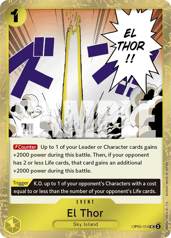 El Thor (Jolly Roger Foil) [Premium Booster -The Best-] | Cards and Coasters CA